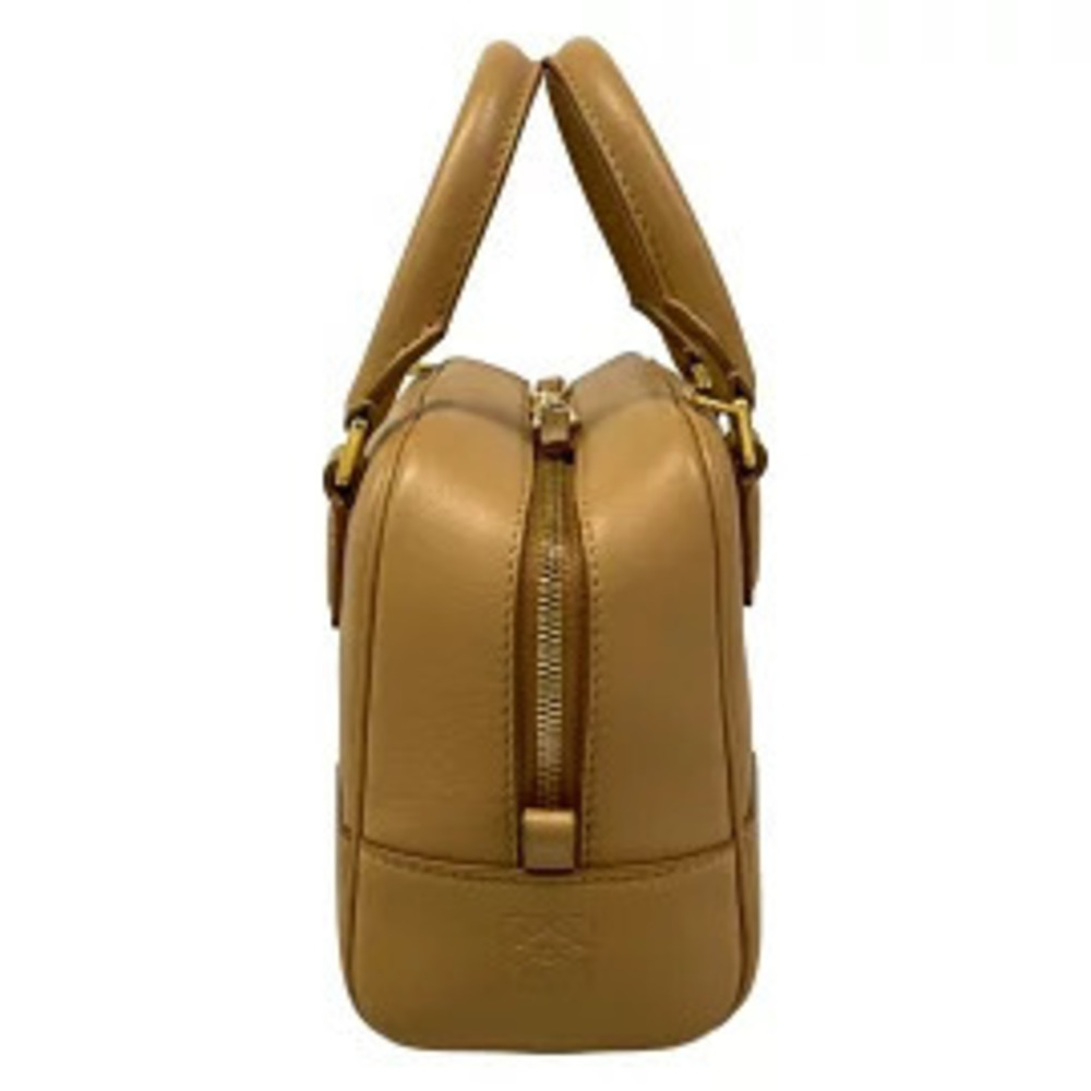 Loewe Amazona Handbag Bag Beige Leather